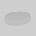 Modern White Oval Washbasin With Sleek Surface And Countertop Design