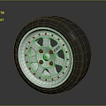 Premium Car Tire With Silver Alloy Wheel Multi Spoke Design And Center Logo