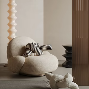 Modern Pillow Long Pillow 3d model