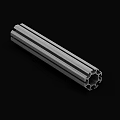 High Quality Hardware Tools Metal Profiles Various Shapes With Structural Holes For Assembly 3d model