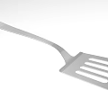 Stainless Steel Slotted Spatula With Long Handle For Kitchen Cooking