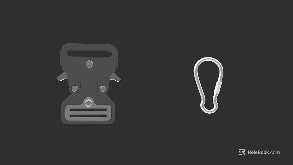 Sturdy Metal Clothes Hanger With Durable Hook And Smooth Surface Design 3d model 