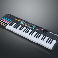 M-Audio MIDI Controller Keyboard With Colorful Buttons Knobs And Black White Keys