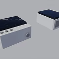 Vintage Retro Audio Device With Turntable Control Buttons And Classic Design