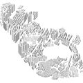 White Urban City Buildings With High Rise And Low Rise Architectural Models