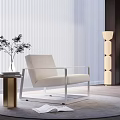 Modern Poliform Single Sofa 3d model