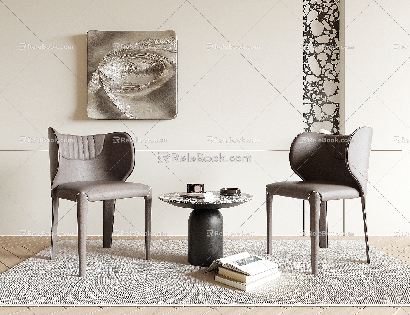 Modern Dining Chair 3d model