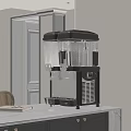 Modern Double Tank Beverage Dispenser With Cooling Function For Home Countertop Use 3d model