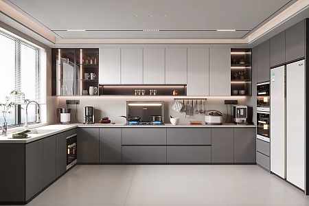 Modern Kitchen 3d model