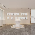 Guolong V9 Modern Reception Area With Marble Front Desk And Decorative Lights