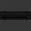 Silver Passenger Train With Large Glass Windows And Multiple Carriages On Railway Tracks