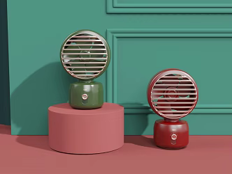 Modern fan small fan 3d model