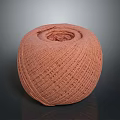 Orange Soft Yarn Ball For Knitting Craft And Daily Use