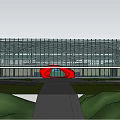 Water Park Recreational Area Featuring Slides Pavilions Buildings Green Lawns And Water Channels