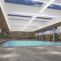 Modern Swimming Pool 3d model