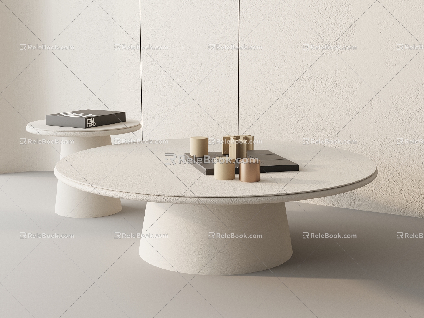 Modern coffee table 3d model