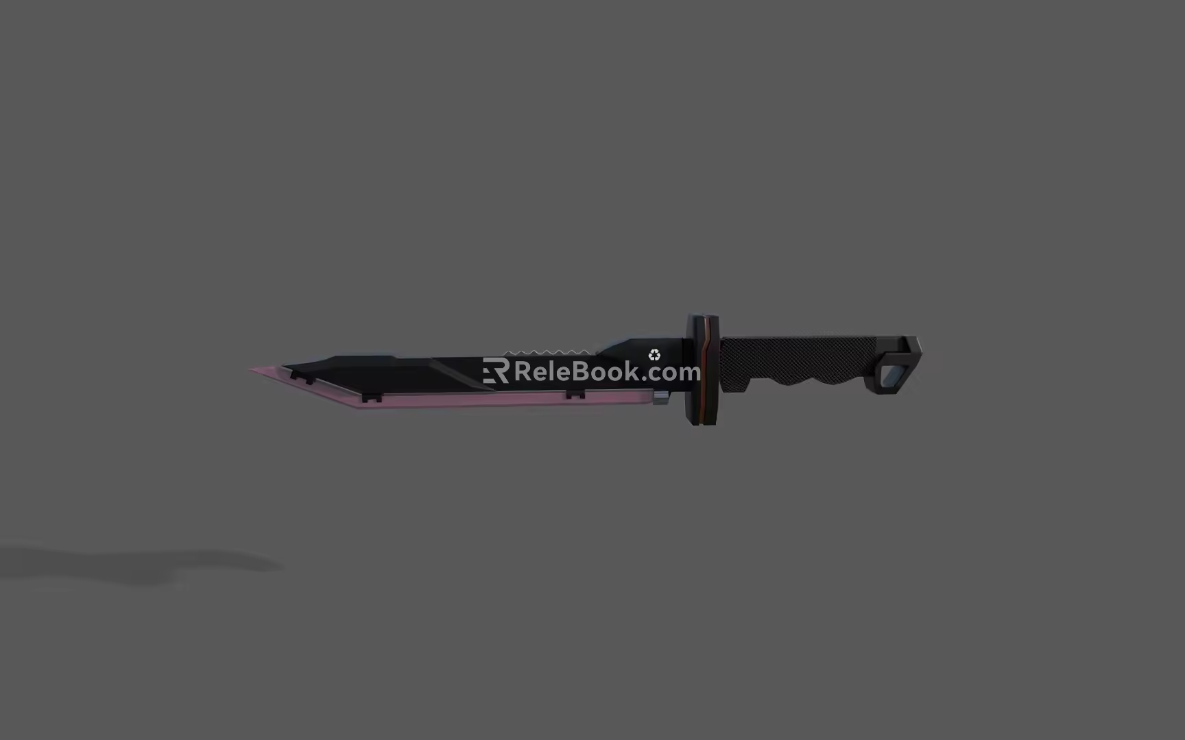 Game Weapon dagger 3d model