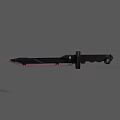Game Weapon dagger 3d model