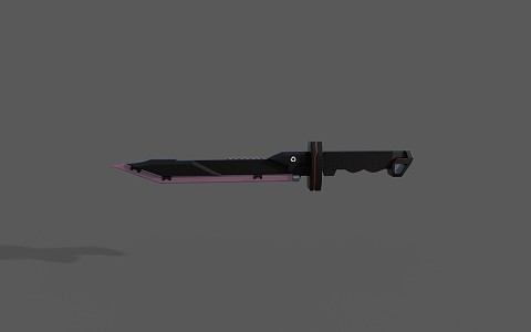 Game Weapon dagger 3d model