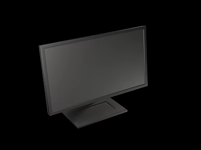 Sleek Modern Computer Monitor With Flat Screen Design And High Definition Display Features 3d model