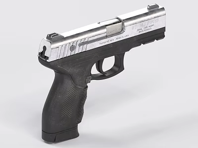 PT247 old pistol 3d model