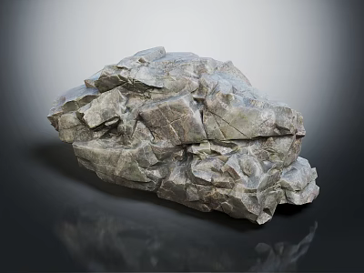 Natural Stone Rock With Rough Surface And Natural Textural Pattern For Decorative And Construction Use 3d model