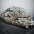 Natural Stone Rock With Rough Surface And Natural Textural Pattern For Decorative And Construction Use 3d model