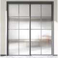 Modern Hinged Doors With Textured And Ribbed Glass For Interior Design 3d model