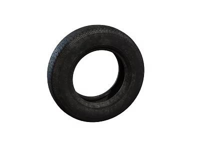 Car Tire Black Durable Rubber With Deep Tread Pattern For Safe Driving On Various Roads 3d model
