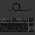 Mechanical Keyboard With RGB Backlight Aluminum Frame Wired Connection And Customizable Keys