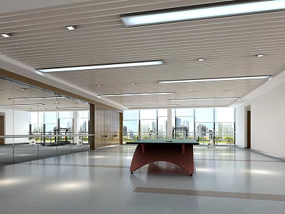 Modern Gym 3d model
