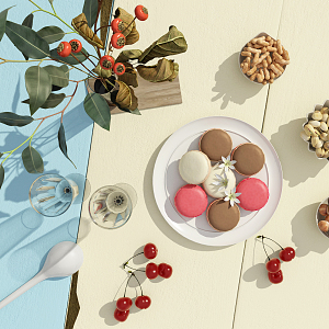 Modern Food 3d model