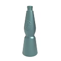 Light Green Decorative Bottle With Floral Pattern And Elegant Shape Design