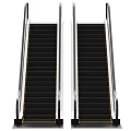 Elevator escalator mall escalator large escalator elevator 3d model