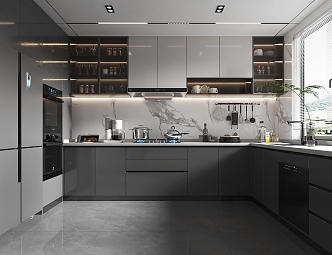 Modern Kitchen 3d model