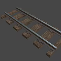 Mining Track 3d model