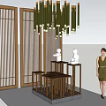 Modern Display Stand 3d model