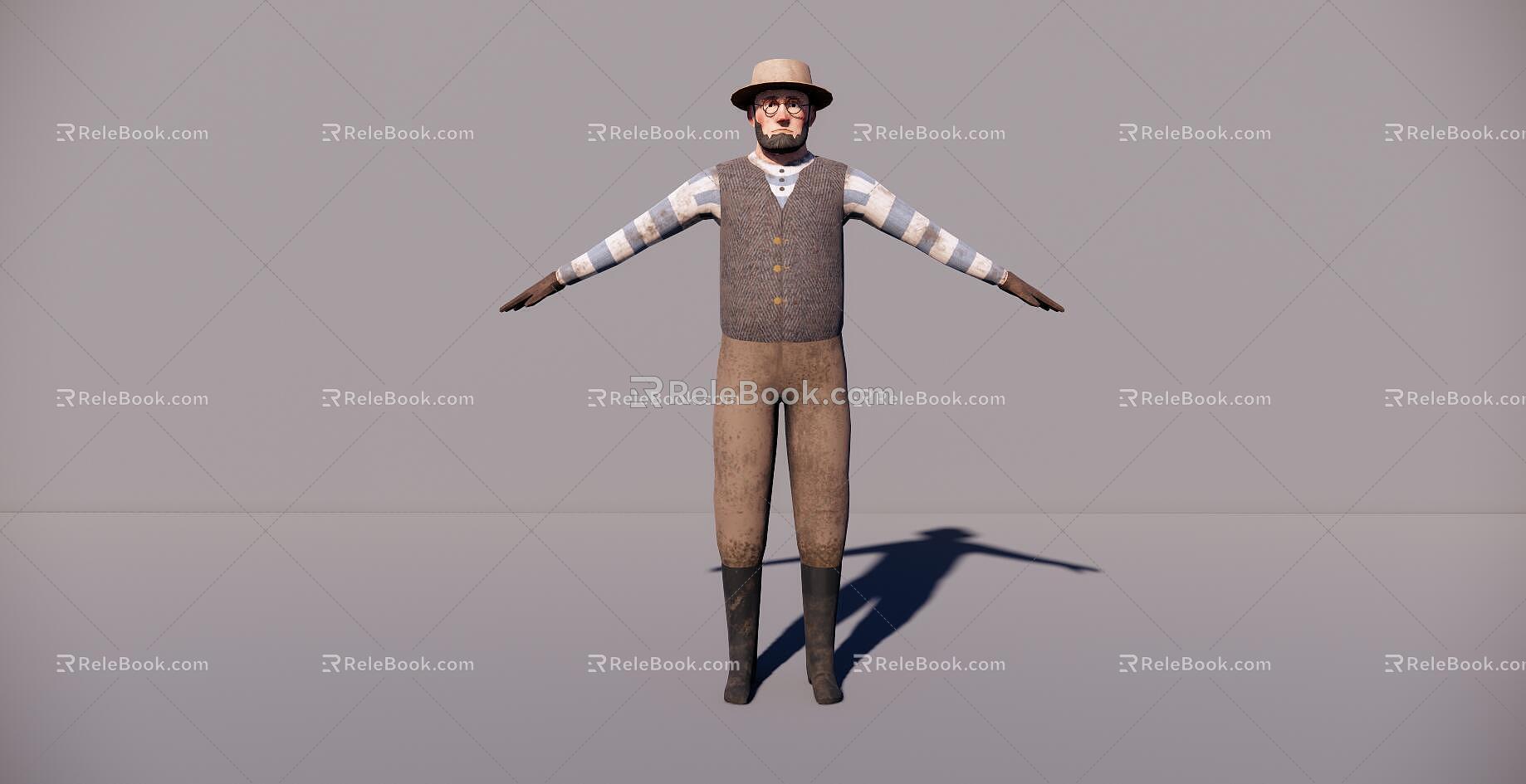 Characters 3d model