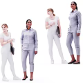 Group Of Women In Business Attire Posing Together