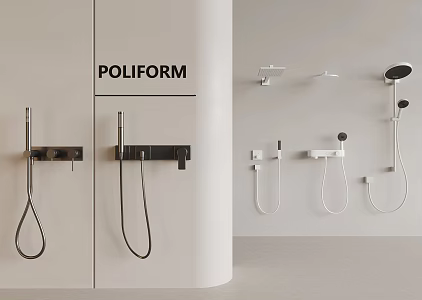 Modern Shower Combination Shower 3d model