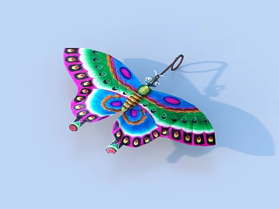 Kite Toy Decoration 3d model
