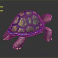 Turtle Cartoon Turtle Snapping Turtle Chickbill Turtle Reptile Cold Blooded Animal Reptile Class 3d model