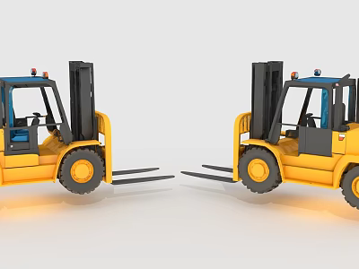 Forward Forklift Forklift Truck Transporter Forklift Telescopic Arm Forklift Pallet Truck Intelligent Unmanned Forklift AGV Lifting Forklift 3d model
