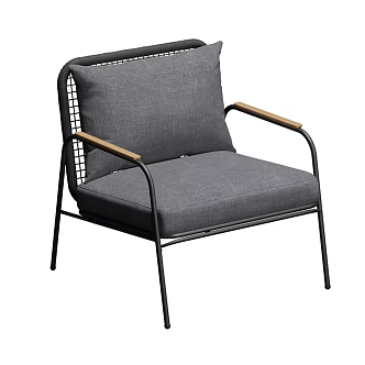 Chair Seat Leisure Chair Single Chair Dining Chair 3d model