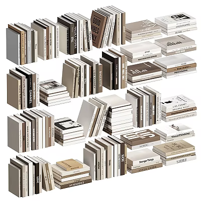 Modern Book Book Book Bookcase Ornaments 3d model Modern Book Book Book Bookcase Ornaments 3d model