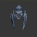 Futuristic Space Exploration Lander With Mechanical Legs Design For Cosmic Missions