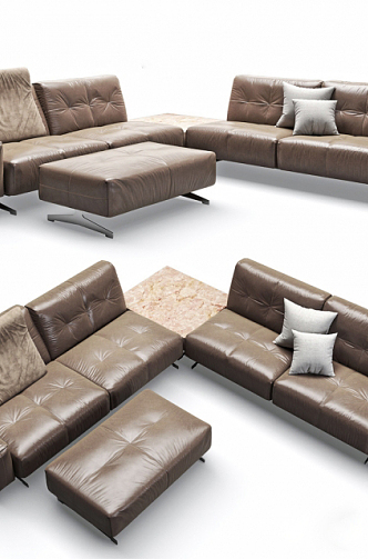 Combination sofa 3d model