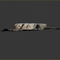 Handcrafted Stone and Wood Decorative Piece Showcasing Natural Texture and Artistic Design