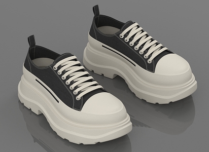 sneakers running shoes 3d model