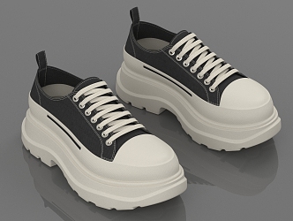 sneakers running shoes 3d model